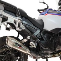 GPR pot echappement compatible avec Bmw R 1300 GS Adventure 2024-2026, GP-Revo Titanium, Échappement légal, homologué,silencieux avec db killer amovible et tuyau de liaison spécifique 