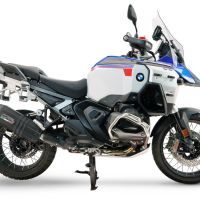 GPR pot echappement compatible avec Bmw R 1300 GS Adventure 2024-2026, Hyper Sonic Black Titanium, Échappement légal, homologué,silencieux avec db killer amovible et tuyau de liaison spécifique 
