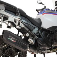 GPR pot echappement compatible avec Bmw R 1300 GS Adventure 2024-2026, Hyper Sonic Black Titanium, Échappement légal, homologué,silencieux avec db killer amovible et tuyau de liaison spécifique 