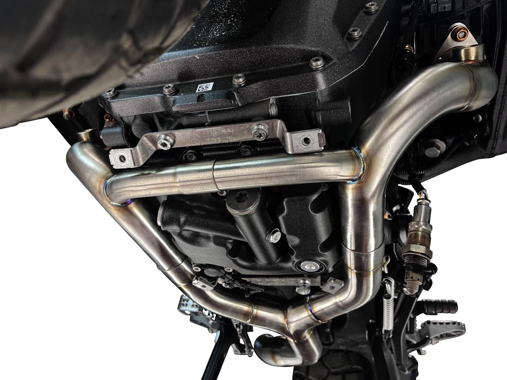 GPR exhaust compatible with  Bmw R1300GS Adventure 2024-2026, Decatalizzatore Inox, Decat full titanium pipe 
