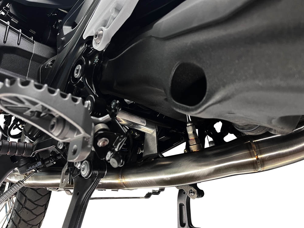 GPR exhaust compatible with  Bmw R1300GS Adventure 2024-2026, Decatalizzatore Inox, Decat full titanium pipe 