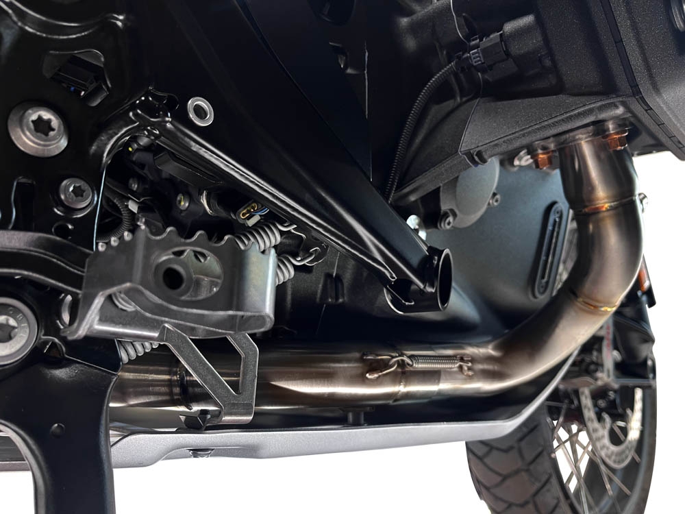 GPR exhaust compatible with  Bmw R1300GS Adventure 2024-2026, Decatalizzatore Inox, Decat full titanium pipe 