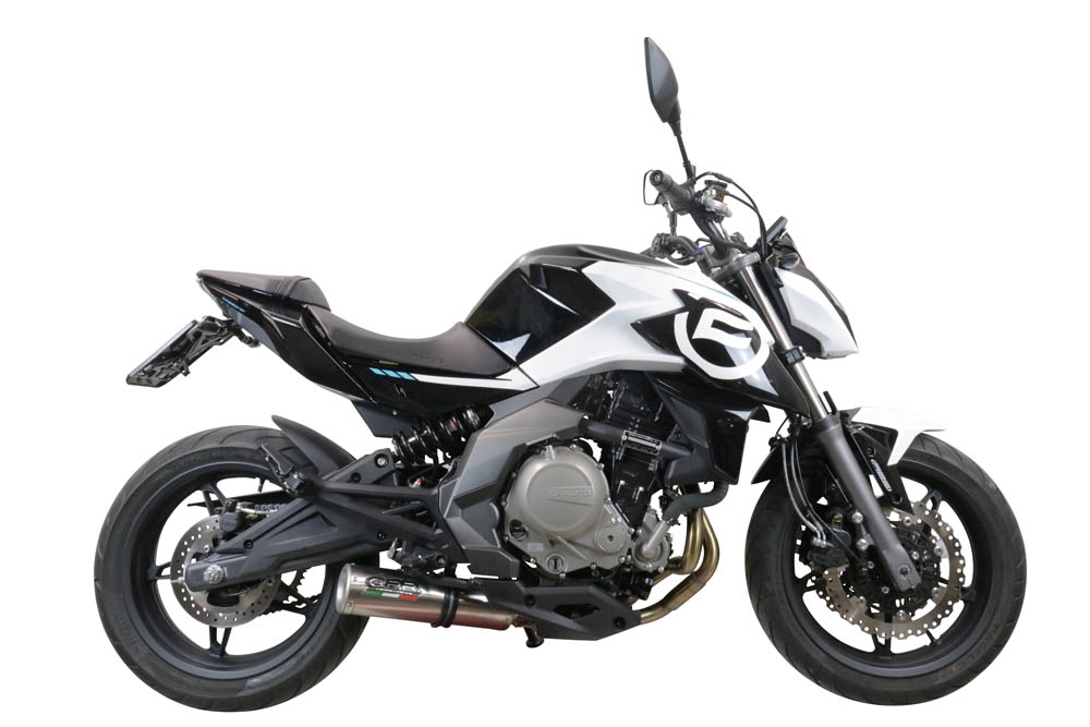 Pot echappement compatible avec Cf Moto 700 Mt 2023-2024, M3 Inox , Pot Echappement homologué pour les marchés non européens 