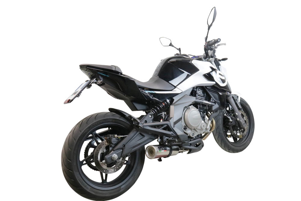 Pot echappement compatible avec Cf Moto 700 Mt 2023-2024, M3 Inox , Pot Echappement homologué pour les marchés non européens 