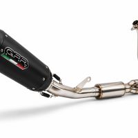 GPR pot echappement compatible avec Cf Moto 675NK 2024-2027, GP-Revo Black Titanium, Homologué et légal, système d'échappement complet avec catalyseur et db killer amovible 