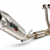GPR pot echappement compatible avec Cf Moto 675SR-R 2024-2027, GP-Revo Titanium, Homologué et légal, système d'échappement complet avec catalyseur et db killer amovible 