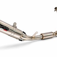 GPR pot echappement compatible avec Cf Moto 675SR-R 2024-2027, M3 Inox , Homologué et légal, système d'échappement complet avec catalyseur et db killer amovible 