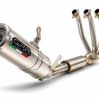 GPR pot echappement compatible avec Cf Moto 675SR-R 2024-2027, M3 Inox , Homologué et légal, système d'échappement complet avec catalyseur et db killer amovible 