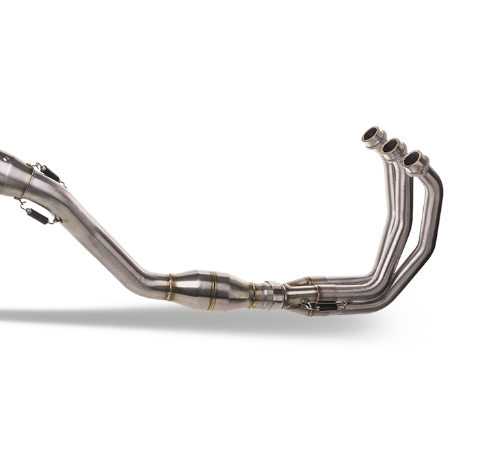 GPR exhaust compatible with  Yamaha Tracer 9 GT 2021-2024, Satinox , Full system exhaust including removable db killer and catalyst, EPA-compliant 