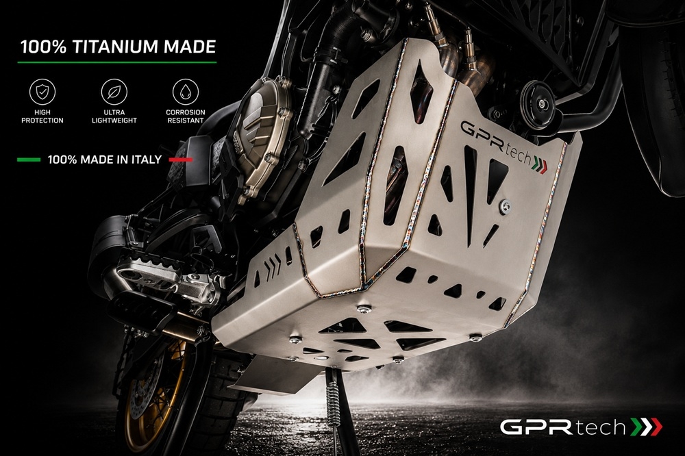 GPR TECH compatible with  Voge DS 800 Rally 2025/2026 e5 plus Sabot moteur en titane 