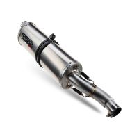 Pot echappement compatible avec Bmw R 1200 R 2006-2010, Dual Inox, Échappement légal, homologué,silencieux avec db killer amovible et tuyau de liaison spécifique 