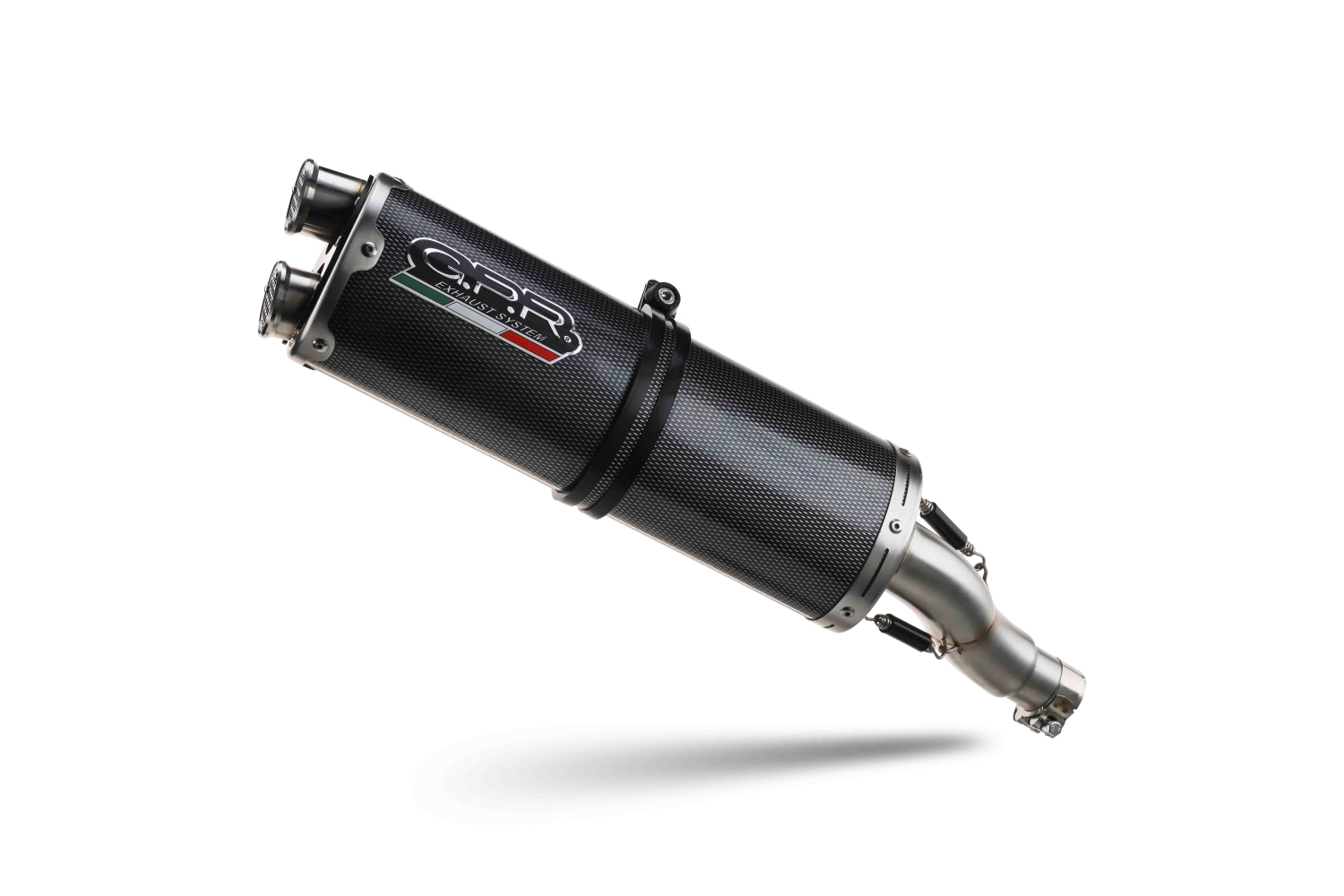Exhaust compatible with Ktm 1290 Super Adventure R/S 2021-2024, Dual Poppy, Full system exhaust, including removable db killer 