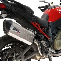 GPR exhaust compatible with Ducati Multistrada V4 - V4S 2025-2026, Hyper Sonic Titanium, Slip-on exhaust including removable db killer and link pipe, not EPA-compliant 