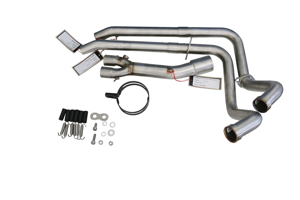 Pot echappement compatible avec Yamaha Mt-07 2014-2016, Furore Nero, Homologué et légal, système d'échappement complet, avec db killer amovible 