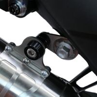 GPR exhaust compatible with  Zontes 703 F 2025-2026, Furore-X Titanio Nero, Slip-on exhaust including removable db killer and link pipe, not EPA-compliant 