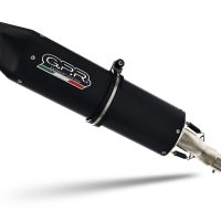 Pot echappement compatible avec Honda Africa Twin NXR - XRV 650 Rd03 1988-1989, Furore Nero, Échappement légal, homologué,silencieux avec db killer amovible et tuyau de liaison spécifique 