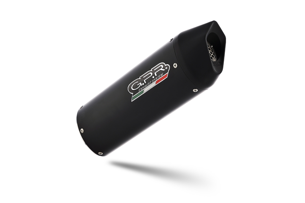 Exhaust compatible with Voge 650DSX 2021-2024, Furore Evo4 Nero, Slip-on exhaust including link pipe and removable db killer 
