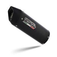 Pot echappement compatible avec Yamaha Mt-09 2017-2020, Furore Evo4 Nero, Pot échappement complet, non légal pour les pays de l'UE, avec db killer amovible 
