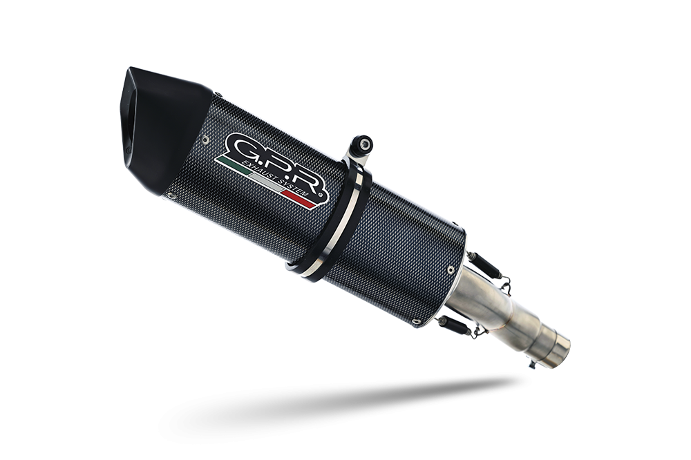 Pot echappement compatible avec Kawasaki Versys 650 2006-2014, Furore Poppy, Échappement légal, homologué,silencieux avec db killer amovible et tuyau de liaison spécifique 