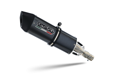 Pot echappement compatible avec Kawasaki Versys 650 2006-2014, Furore Poppy, Échappement légal, homologué,silencieux avec db killer amovible et tuyau de liaison spécifique 