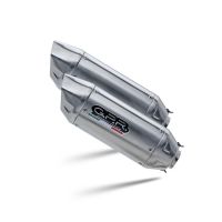 GPR exhaust compatible with  Ducati Multistrada 1100 2007-2009, Furore-X Inox, Dual slip-on including removable db killers and link pipes, EPA-compliant 