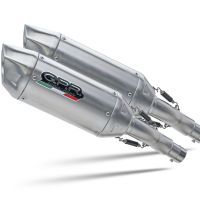 GPR exhaust compatible with  Ducati Multistrada 1100 2007-2009, Furore-X Inox, Dual slip-on including removable db killers and link pipes, EPA-compliant 