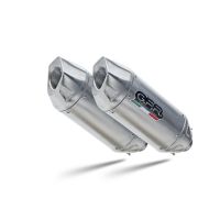GPR exhaust compatible with  Ducati Multistrada 1100 2007-2009, Furore-X Inox, Dual slip-on including removable db killers and link pipes, EPA-compliant 