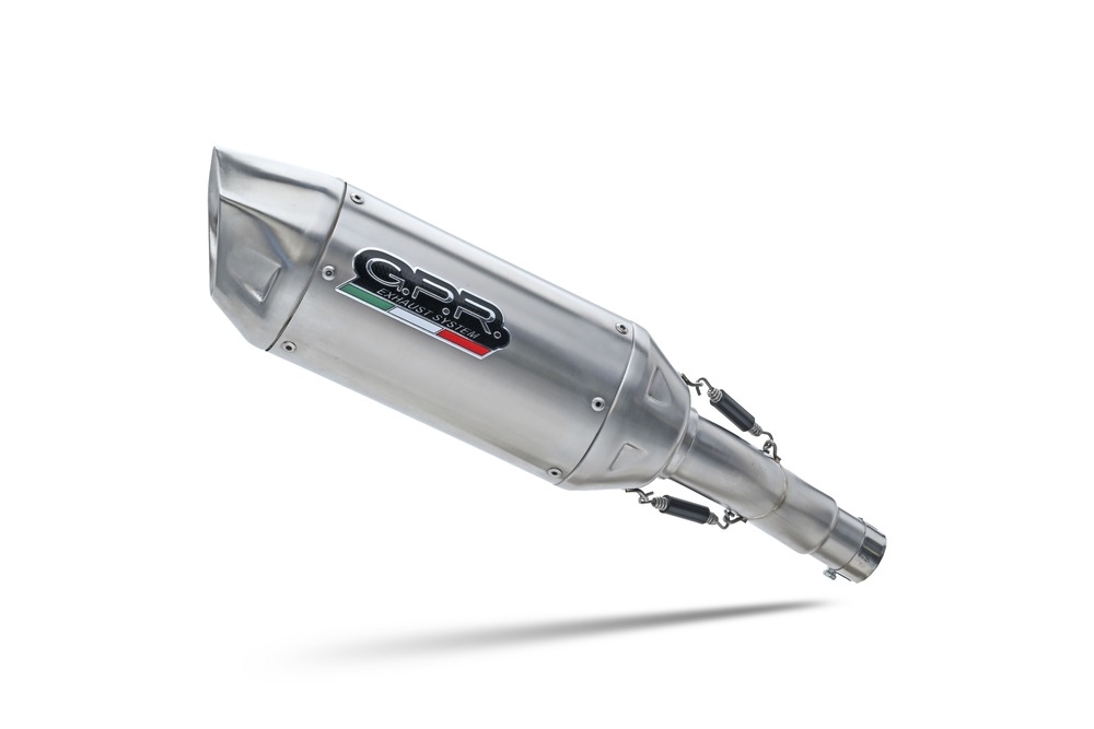 GPR exhaust compatible with  Yamaha Mt 125 2017-2019, Furore-X Inox, Full system exhaust, including removable db killer 