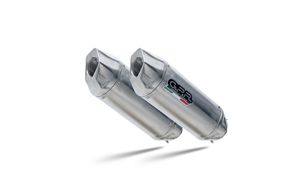 GPR exhaust compatible with  Suzuki GSX-R1000 2007-2008, Furore-X Inox, Dual slip-on including removable db killers and link pipes, EPA-compliant 