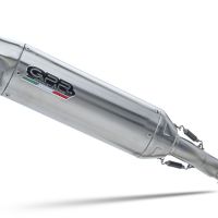 GPR pot echappement compatible avec  Suzuki Gsf 650 Bandit - S  2005-2006, Furore-X Inox, Échappement légal, homologué,silencieux avec db killer amovible et tuyau de liaison spécifique 