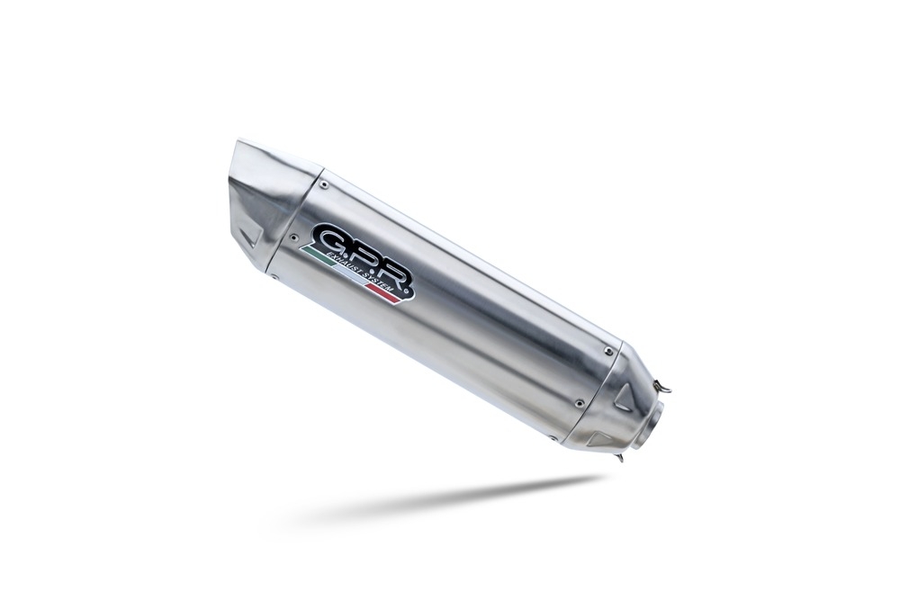 GPR pot echappement compatible avec  Suzuki Gsf 650 Bandit - S  2005-2006, Furore-X Inox, Échappement légal, homologué,silencieux avec db killer amovible et tuyau de liaison spécifique 
