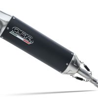 GPR exhaust compatible with  Honda Adv 350 2022-2024, Furore-X Scooter, Slip-on exhaust including removable db killer, link pipe and catalyst,  EPA-compliant 