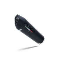 GPR pot echappement compatible avec  Aprilia RS 457 2024-2025, New Grand Prix Evo Black Titanium, Pot Echappement homologué pour les marchés non européens 