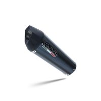 GPR exhaust compatible with  Zontes 350 T1 ADV 2022-2024, New Grand Prix Evo Poppy, Slip-on exhaust including removable db killer and link pipe, EPA-compliant 