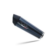 GPR exhaust compatible with  Zontes 350 T1 ADV 2022-2024, New Grand Prix Evo Poppy, Slip-on exhaust including removable db killer and link pipe, EPA-compliant 