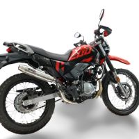 GPR exhaust compatible with Hero Xpulse 200 4V 2021-2024, Deeptone Inox, Full system exhaust, including removable db killer 