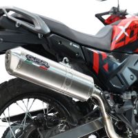 GPR exhaust compatible with Hero Xpulse 200 4V 2021-2024, Satinox , Full system exhaust, including removable db killer 