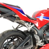 GPR pot echappement compatible avec Honda Cbr 600 Rr 2024-2026, M3 Black Titanium, Pot d'échappement complet racing, compris de collecteur et db killer amovible, sans homologation 