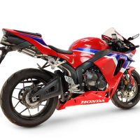 GPR pot echappement compatible avec Honda Cbr 600 Rr 2024-2026, M3 Titanium Natural, Pot échappement racing, avec les tuyaux de liaison, article sans homologation 