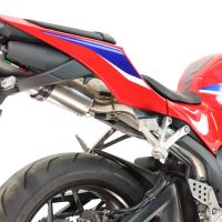 GPR pot echappement compatible avec Honda Cbr 600 Rr 2024-2026, Tiburon Titanium, Pot d'échappement complet racing, compris de collecteur et db killer amovible, sans homologation 