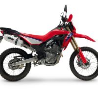 GPR pot echappement compatible avec Honda Crf 300 L - Rally 2025-2026, Albus Ceramic, Pot Echappement homologué pour les marchés non européens 