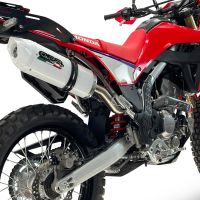 GPR pot echappement compatible avec Honda Crf 300 L - Rally 2025-2026, Albus Ceramic, Pot Echappement homologué pour les marchés non européens 
