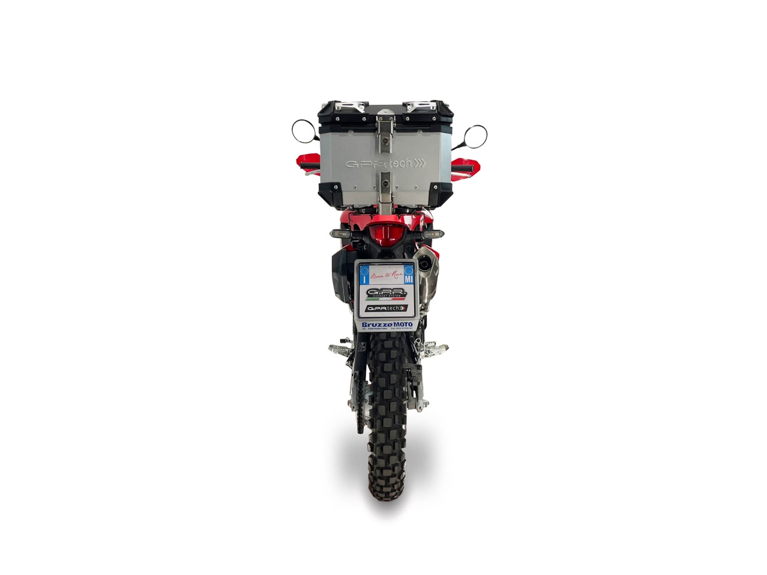 GPR pot echappement compatible avec Honda Crf 300 L - Rally 2025-2026, Furore-X Inox, Pot Echappement homologué pour les marchés non européens 
