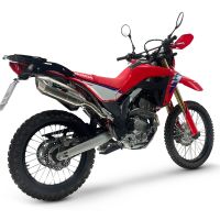 GPR pot echappement compatible avec Honda Crf 300 L - Rally 2025-2026, Furore-X Inox, Pot Echappement homologué pour les marchés non européens 