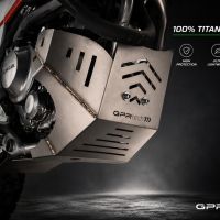 GPR TECH compatible with  Honda Crf 300 L / Rally 2025/2026 e5 plus Sabot moteur en titane 