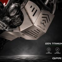 GPR TECH compatible with  Honda Crf 300 L / Rally 2025/2026 e5 plus Sabot moteur en titane 