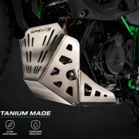 GPR TECH compatible with  Kawasaki KLE 500 2026/2027 e5 plus Sabot moteur en titane 