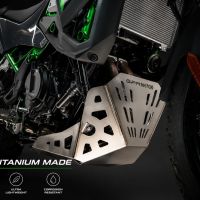 GPR TECH compatible with  Kawasaki KLE 500 2026/2027 e5 plus Sabot moteur en titane 