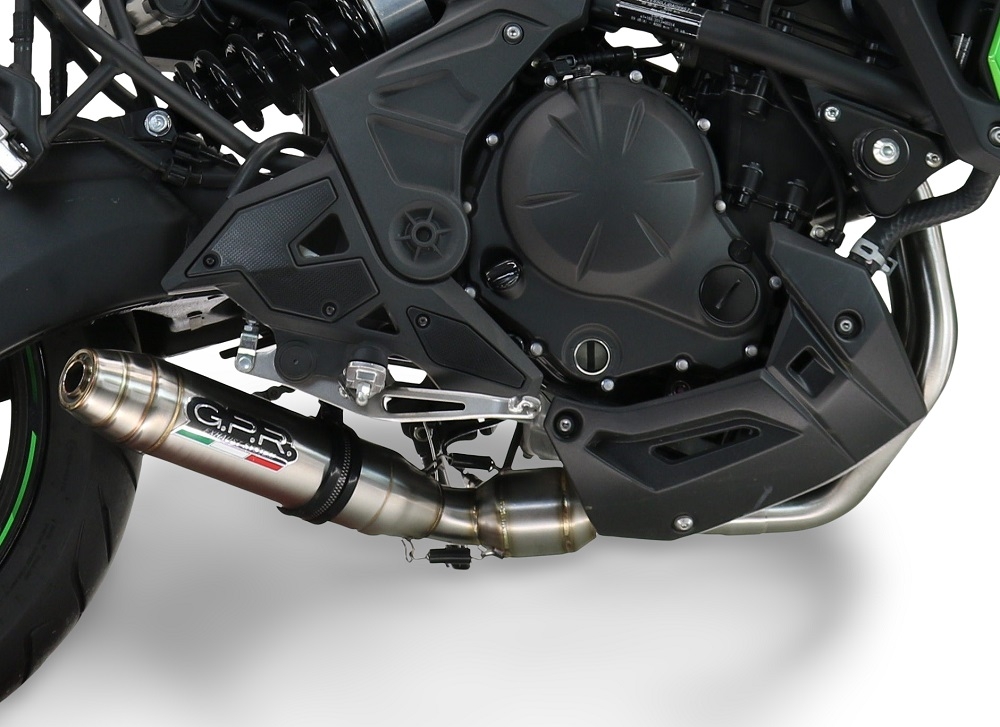 Exhaust compatible with Kawasaki Ninja 650 vers. SSDA 2023-2025, Deeptone Inox, Full system exhaust 