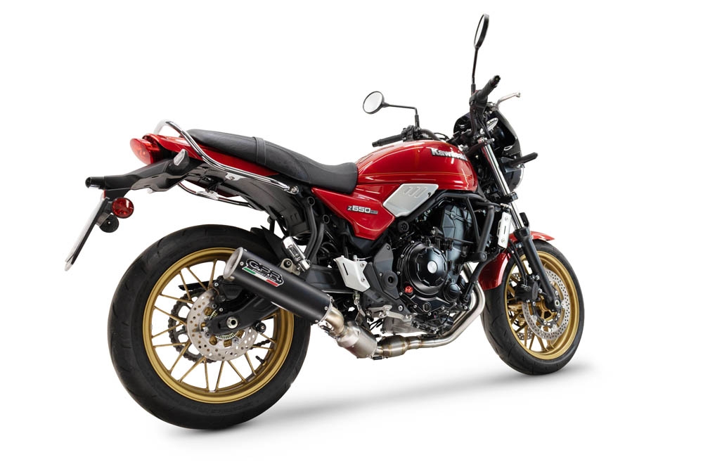 GPR exhaust compatible with  Kawasaki Z 650 RS 2024-2025, M3 Black Titanium, Full system including silencer approved for noise,db killer and catalyst, EPA-compliant compliant for inspection 